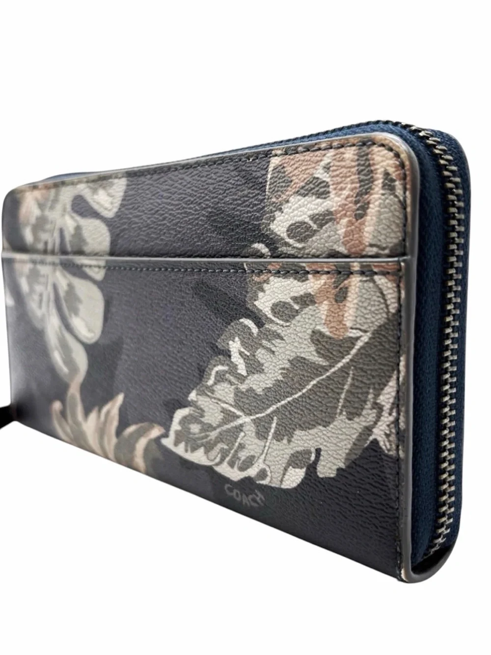 Coach Hawaii Palm Long Zip Around Wallet